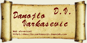 Danojlo Varkašević vizit kartica
